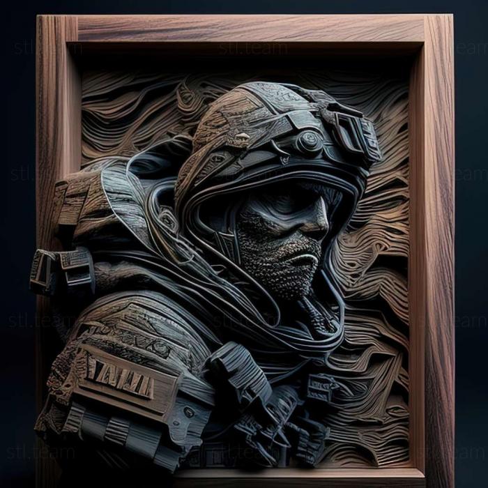 3D модель Гра Call of Duty Modern Warfare 2019 (STL)